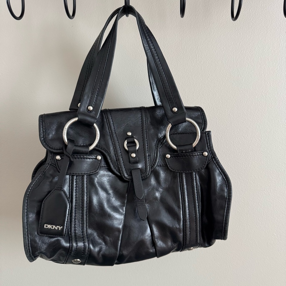 DKNY Vintage Black Satchel Purse